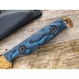 Dawson Knives Handyman Fixed Blade Blue DW63684
