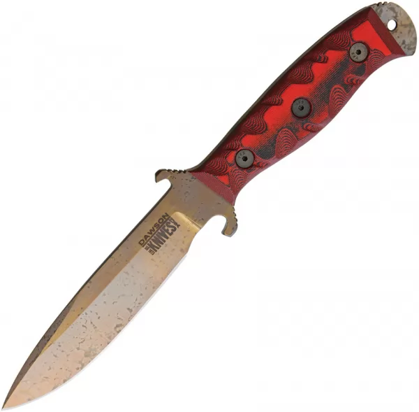 Dawson Knives Raider 5 Black-Red DW64056
