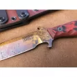 Dawson Knives Raider 5 Black-Red DW64056