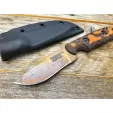 Dawson Knives Deep Notch Fixed Blade Orange DW64094