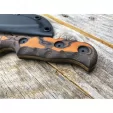 Dawson Knives Deep Notch Fixed Blade Orange DW64094
