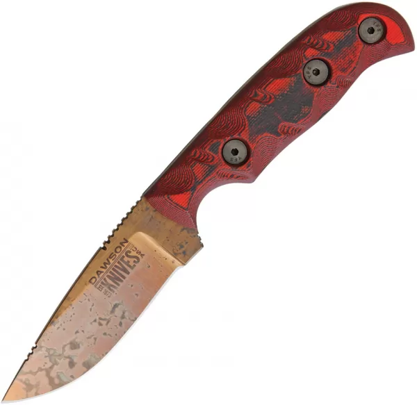 Dawson Knives Deep Notch Red DW64100