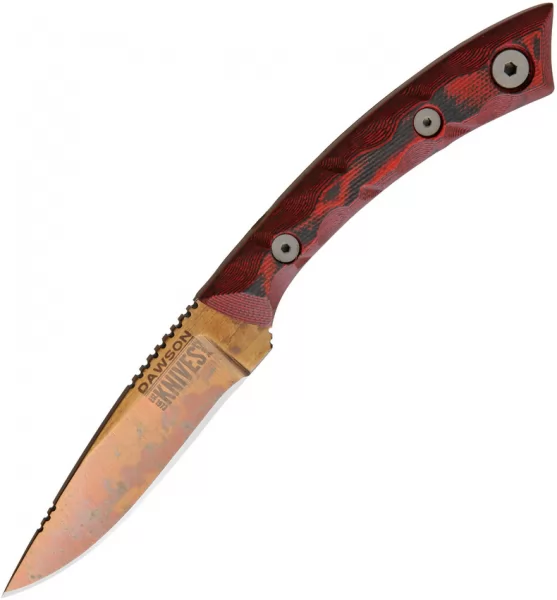 Dawson Knives Angler Fixed Blade Red DW64117