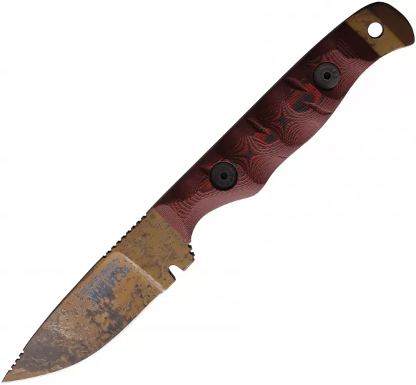 Dawson Knives Handyman Fixed Blade Red DW64148