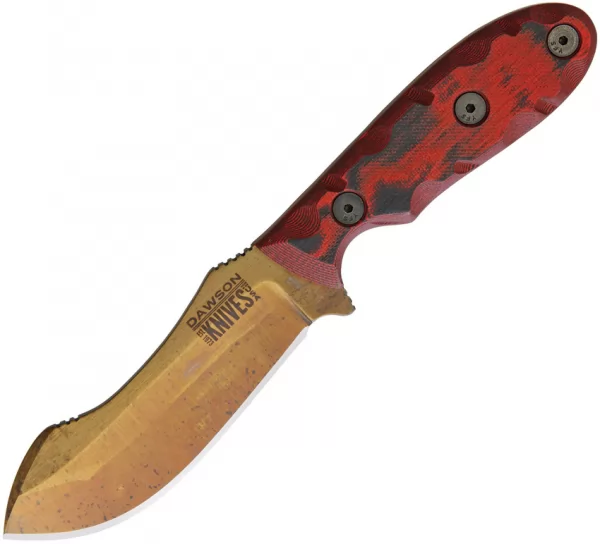 Dawson Knives Javalina Fixed Blade Red DW64186