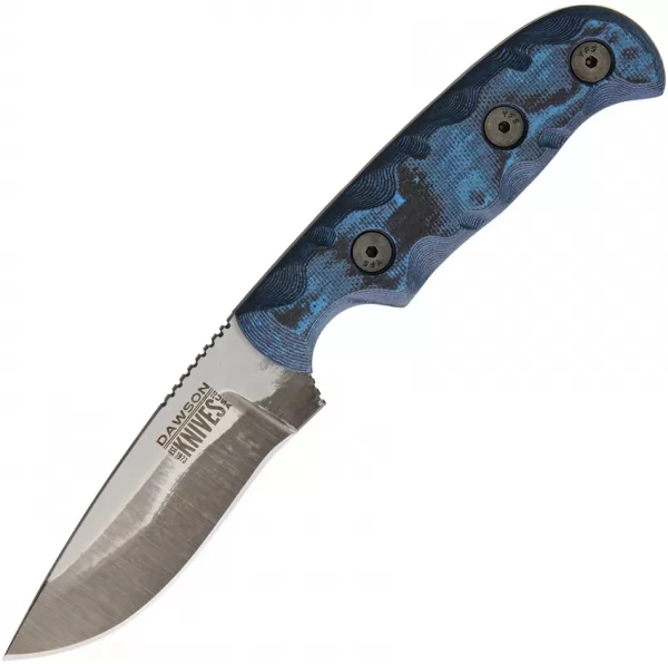 Dawson Knives Deep Notch Fixed Blade Blue DW64421