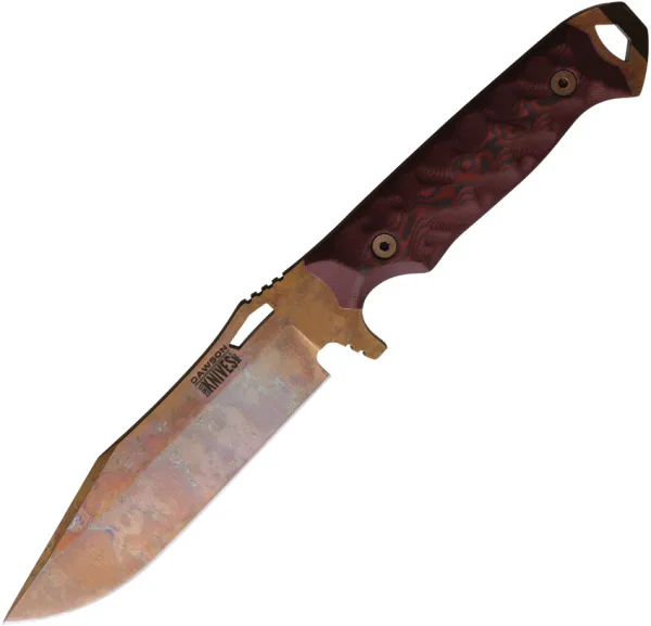 Dawson Knives Marauder Fixed Blade Red DW83434