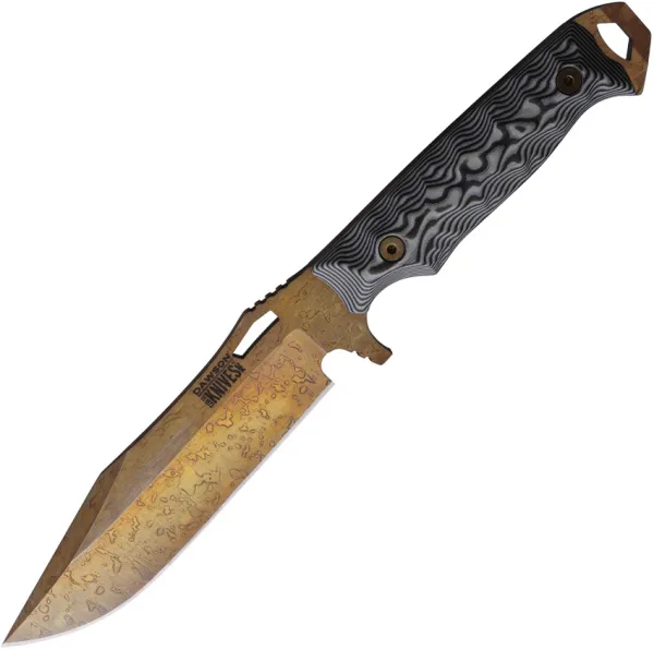 Dawson Knives Marauder Fixed Blade Wht-Blk DW83465