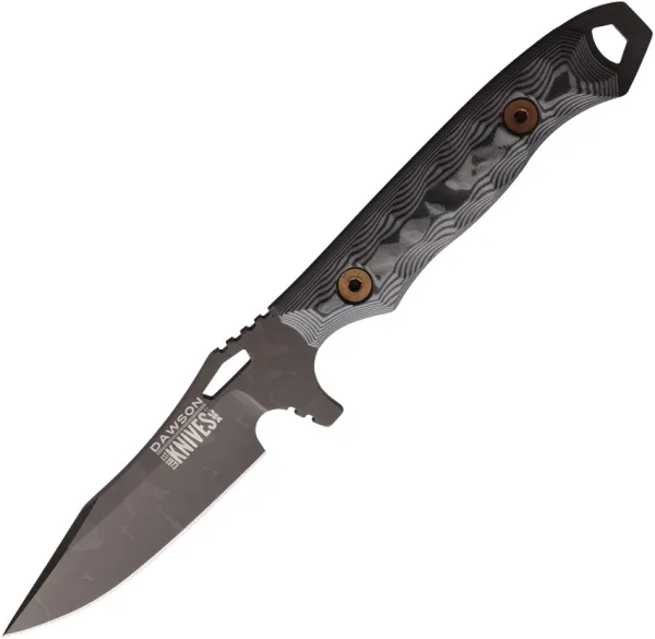 Dawson Knives Smuggler Fixed Blade Blk-Gry DW83557