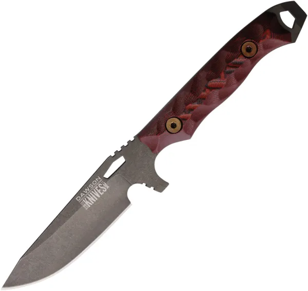 Dawson Knives Outcast Fixed Blade Red-Black DW83649