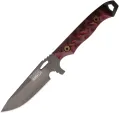 Dawson Knives Outcast Fixed Blade Red/Black - DW83649