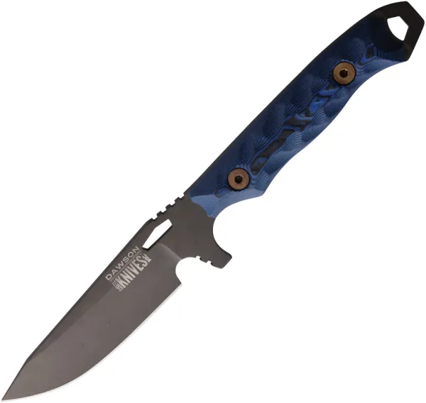Dawson Knives Outcast Fixed Blade Blk-Blu DW83687