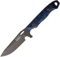 Dawson Knives Outcast Fixed Blade Blk/Blu - DW83687