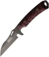 Dawson Knives Revelation Fixed Blade Blk/Red - DW84011