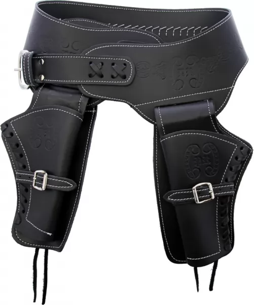 Denix Sm Double Draw Holster Black replicas DX021S