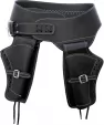 Denix Sm Double Draw Holster Black - DX021S