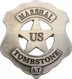 Denix US Marshall Tombstone Badge - DX105