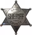 Denix Grand County Sheriff Badge - DX113N
