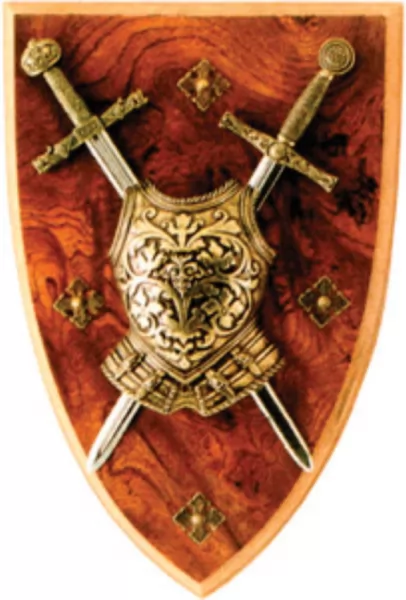 Denix Mini Two-Sword Plaque replicas DX508