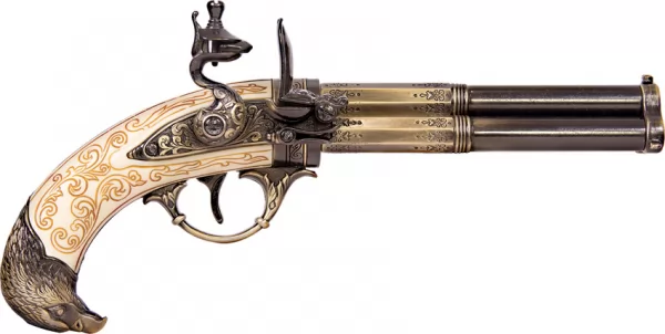 Denix French 3 Barrel Flintlock replicas DX5306