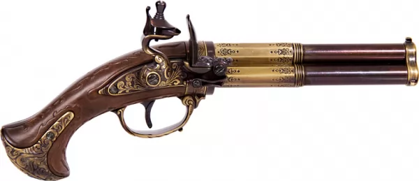 Denix French 3 Barrel Flintlock replicas DX5309