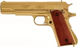 Denix 1911 Gold Automatic Pistol - DX5312