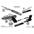 Denix 1911 Gold Automatic Pistol replicas DX5312