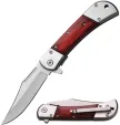 ElitEdge A-O Linerlock Silver-Wood EE10009SW