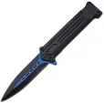 ElitEdge Dagger Linerlock A/O Blue - EE10970BL