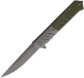ElitEdge Linerlock A/O Green G10 - EE10A106GN