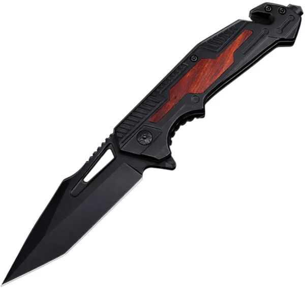 ElitEdge Rescue Linerlock A-O Black-Wd EE10A117BKWD