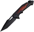 ElitEdge Rescue Linerlock A/O Black/Wd - EE10A117BKWD