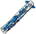 ElitEdge Stiletto Linerlock A-O Blue EE10A119BL