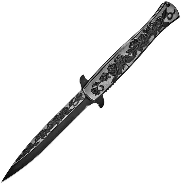 ElitEdge Stiletto Linerlock A-O Black EE10A119SB