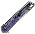 ElitEdge Linerlock A-O Floral Purple EE10A122FLPE ElitEdge Linerlock A-O Floral Purple EE10A122FLPE