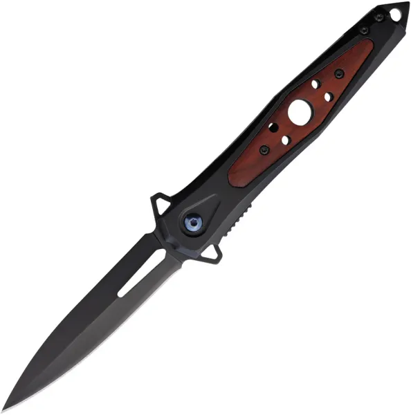 ElitEdge Linerlock A-O Black-Wood EE10A123BW