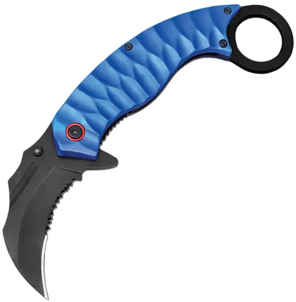 ElitEdge Karambit Linerlock A-O Blue EE10A130BL