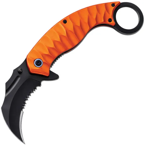 ElitEdge A-O Karambit Linerlock Org EE10A130OR