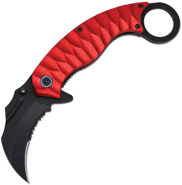 ElitEdge A-O Karambit Linerlock Red EE10A130RD