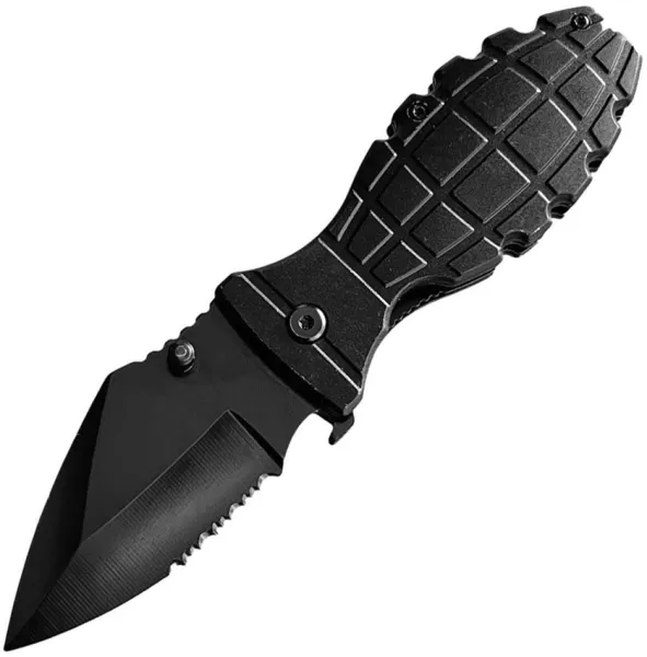 ElitEdge Grenade Linerlock A-O Black EE10A133BK