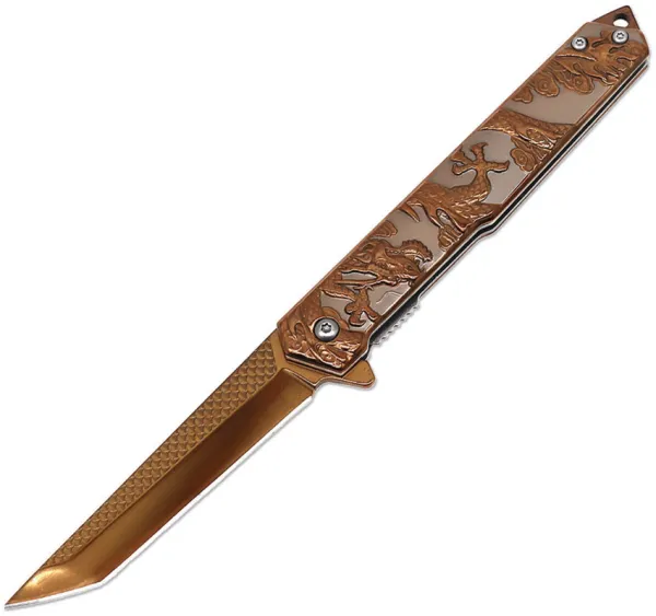 ElitEdge Linerlock A-O Dragon Rose EE10A134RG