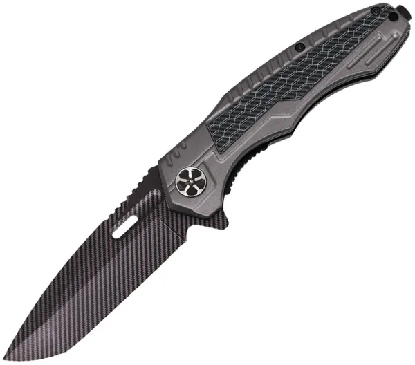 ElitEdge Linerlock A-O Gray-CF EE10A135GY