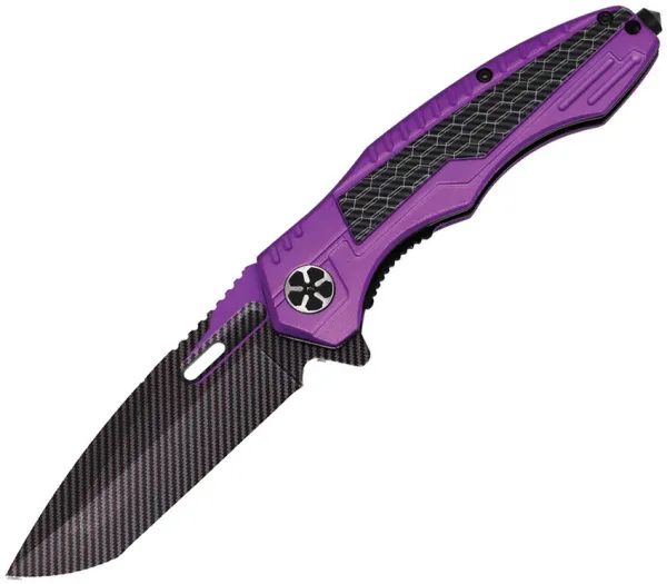 ElitEdge Linerlock A-O Purple-CF EE10A135PE
