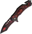 ElitEdge Spider Rescue Linerlock A/O - EE10A34RD