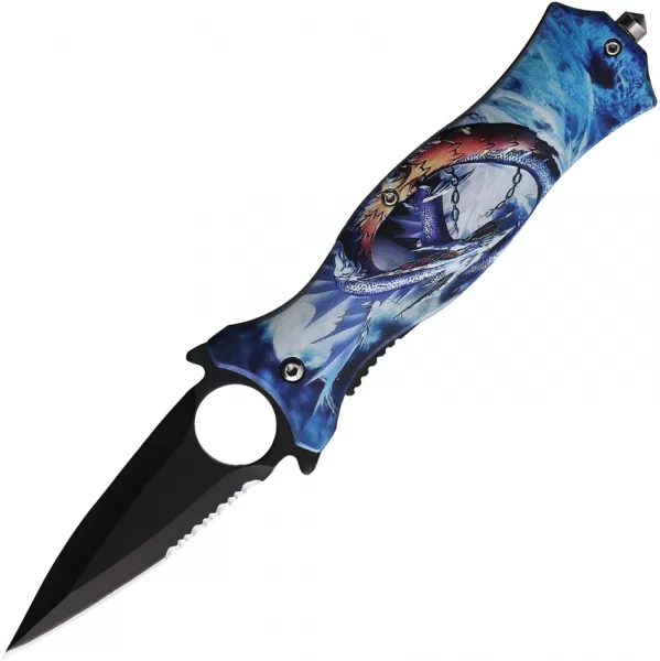 ElitEdge Dragon Linerlock A-O Blue EE10A49BL