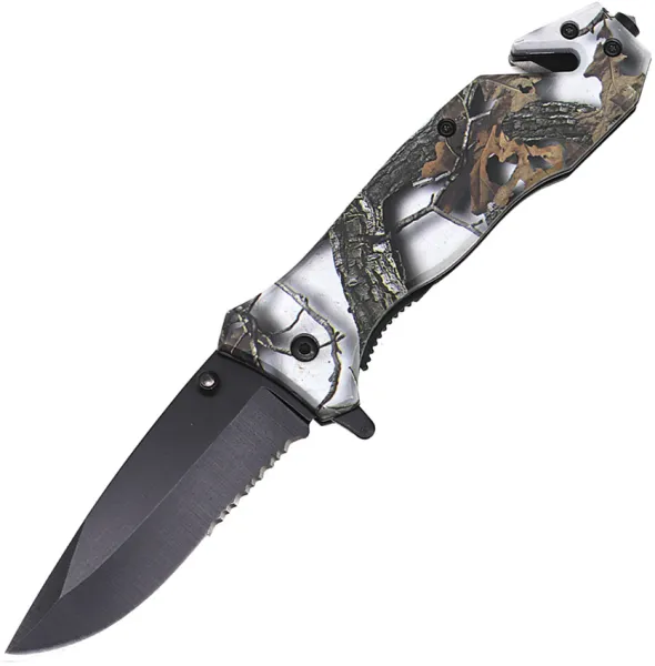 ElitEdge Linerlock A-O Black Camo EE10A89BC