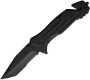 ElitEdge Rescue Linerlock A/O Black - EE10A97TBK