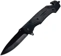 ElitEdge Rescue Linerlock A/O Black - EE10A99BK