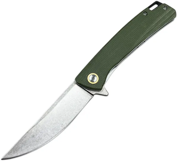 ElitEdge Linerlock Green Micarta EE10B013GN