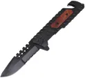 ElitEdge Rescue Linerlock Wood - EE10B031BKWD